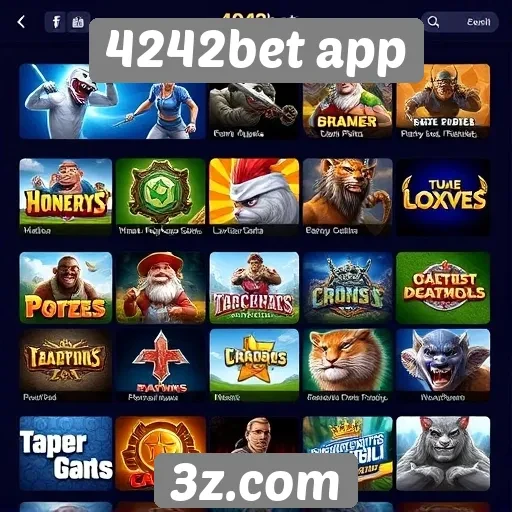 4242bet app - Variedade de jogos disponíveis no 4242bet app